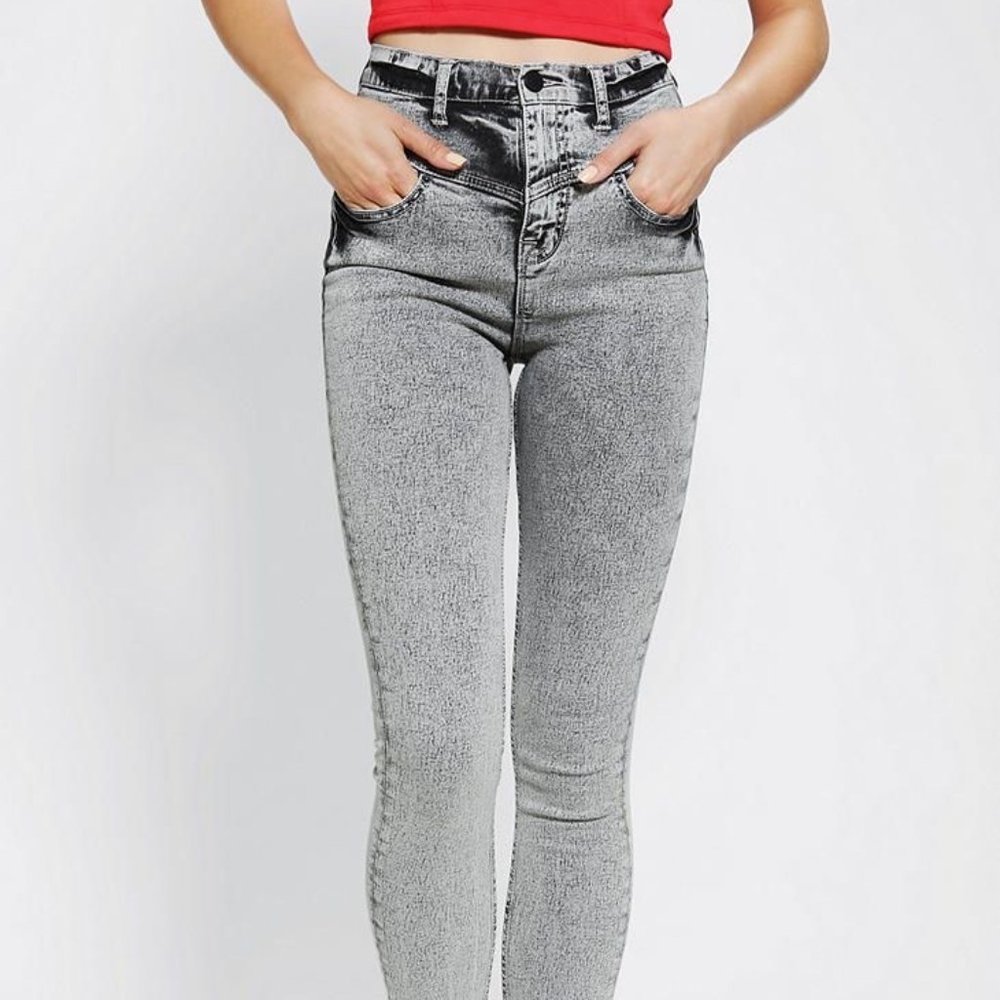BDG high rise seam jean ankle